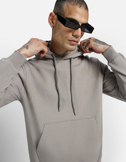 Men Stylish Hoodie Grey