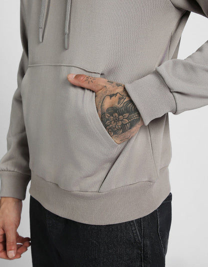 Men Stylish Hoodie Grey