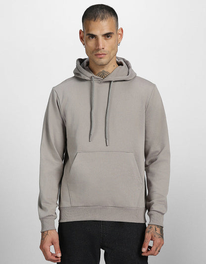 Men Stylish Hoodie Grey