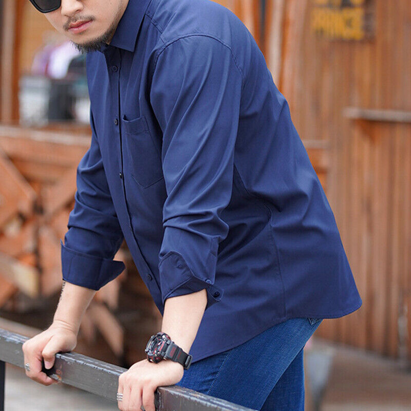 Cotton Shirt with Patch Pocket