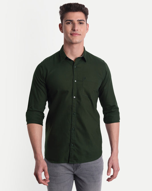 Classic Cotton Solid Casual Shirts for Men