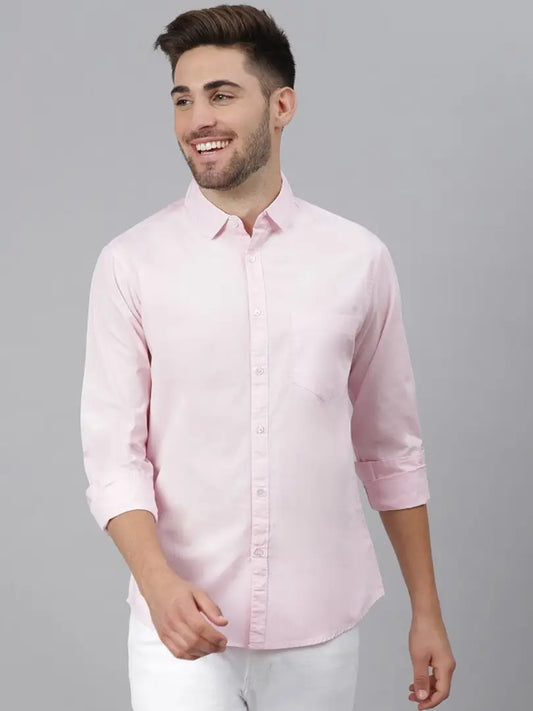 Formal Plain cotton shirts with pocket