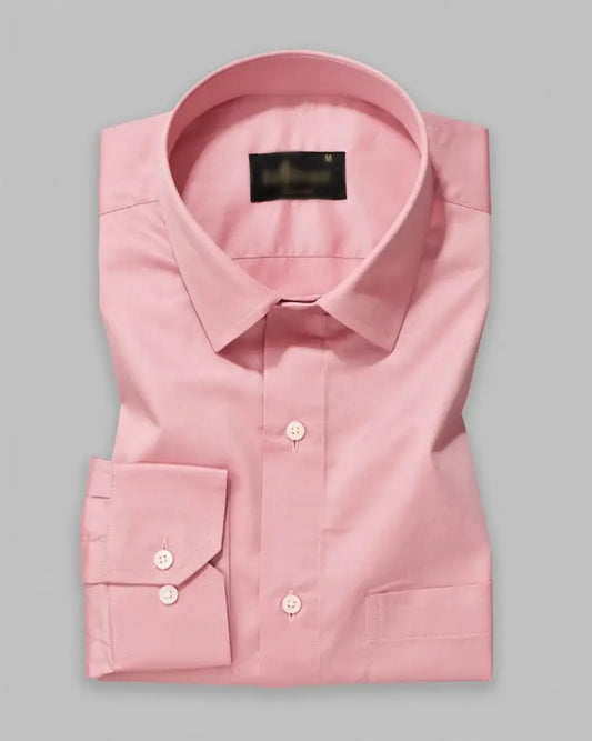 Cotton Plain shirts with front pocket