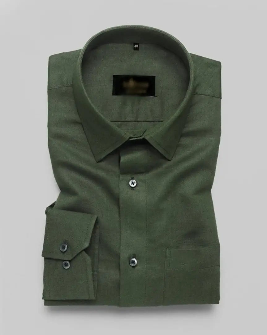 Cotton Plain shirts with front pocket