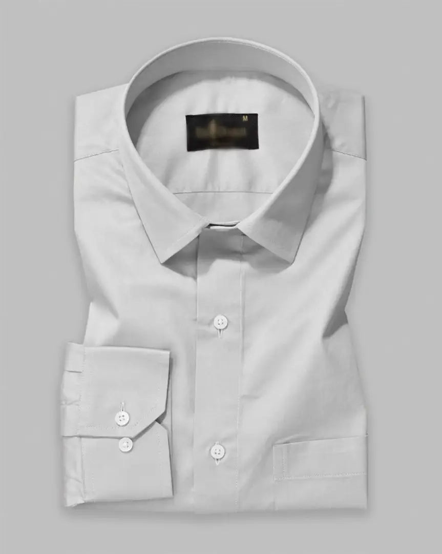 Cotton Plain shirts with front pocket