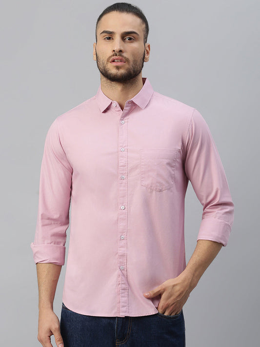 Formal Plain cotton shirts with pocket