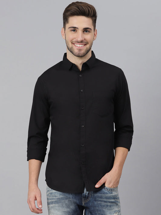 Formal Plain cotton shirts with pocket