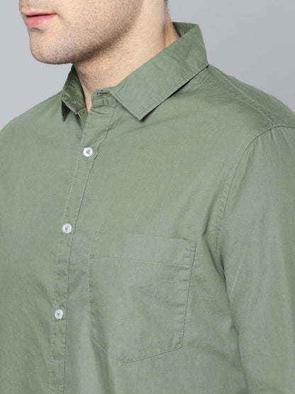 Formal Plain cotton shirts with pocket