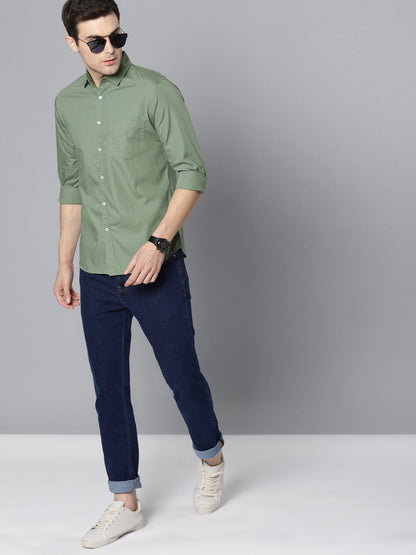 Formal Plain cotton shirts with pocket