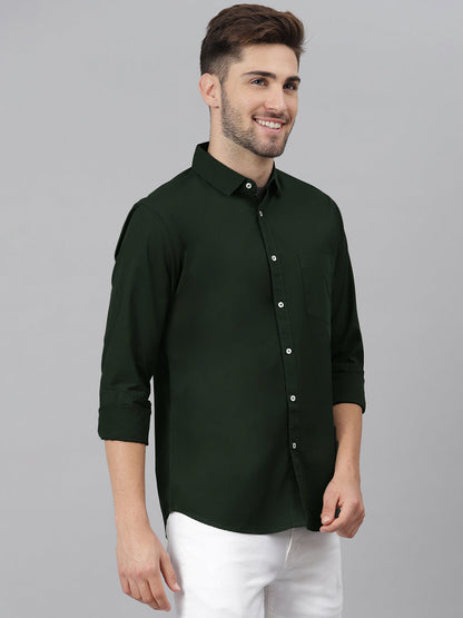 Formal Plain cotton shirts with pocket