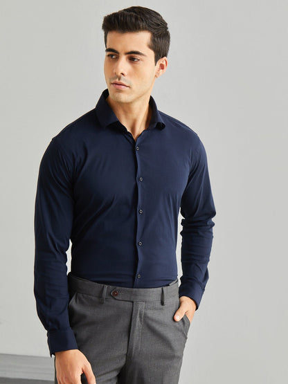 Classic Cotton Solid Casual Shirts for Men