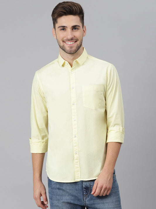 Formal Plain cotton shirts with pocket