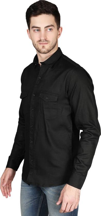 Cotton Solid Full Sleeves Regular Fit Casual Shirt